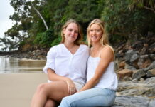 Noosa girls go the distance to honour Dad lost to brain cancer
