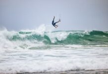 Up in the air at Trestles