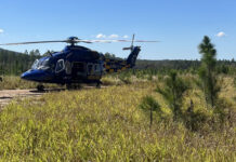 Motorbike riders airlifted