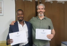 Nathaniel and Huw talk their way to the top at Noosa Toastmasters