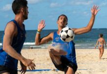 Exciting new sport ’Footvolley’ launched with community grant
