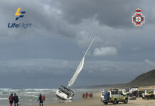 LifeFlight airlifts man after boat runs aground