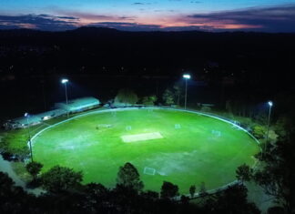 New lights shine bright at Cooroy’s Sel Bonnell Oval