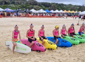 Big day at Rainbow Beach