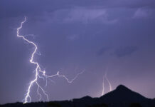 Woman dies from lightning strike