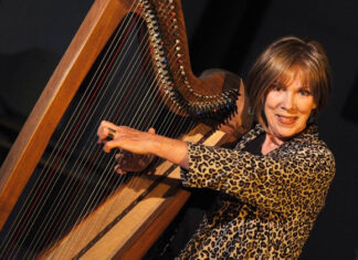 Harpist Hilary sings Elvis