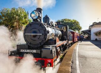 Aussie all aboard the Rattler