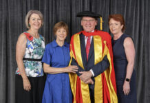 Peter proud to receive honorary doctorate from UQ