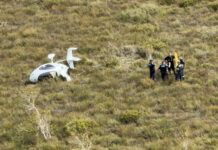 Air crash action near Teewah