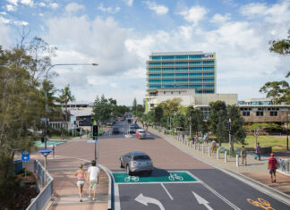 Streetscape for Maroochydore CBD